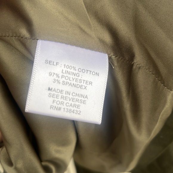 ModCloth Army Green Escape Into Nature Full Zip Utility Jacket 4XL - Picture 16 of 16